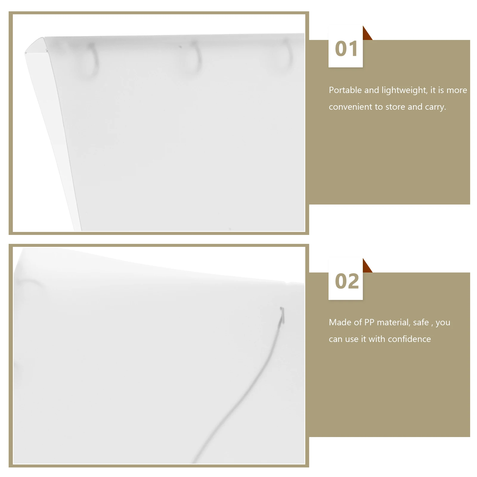 

Transparent Pp Folder Expanding Large Capacity Document Folder Plastic File Organizer Portable File Storage Bag For Office Home