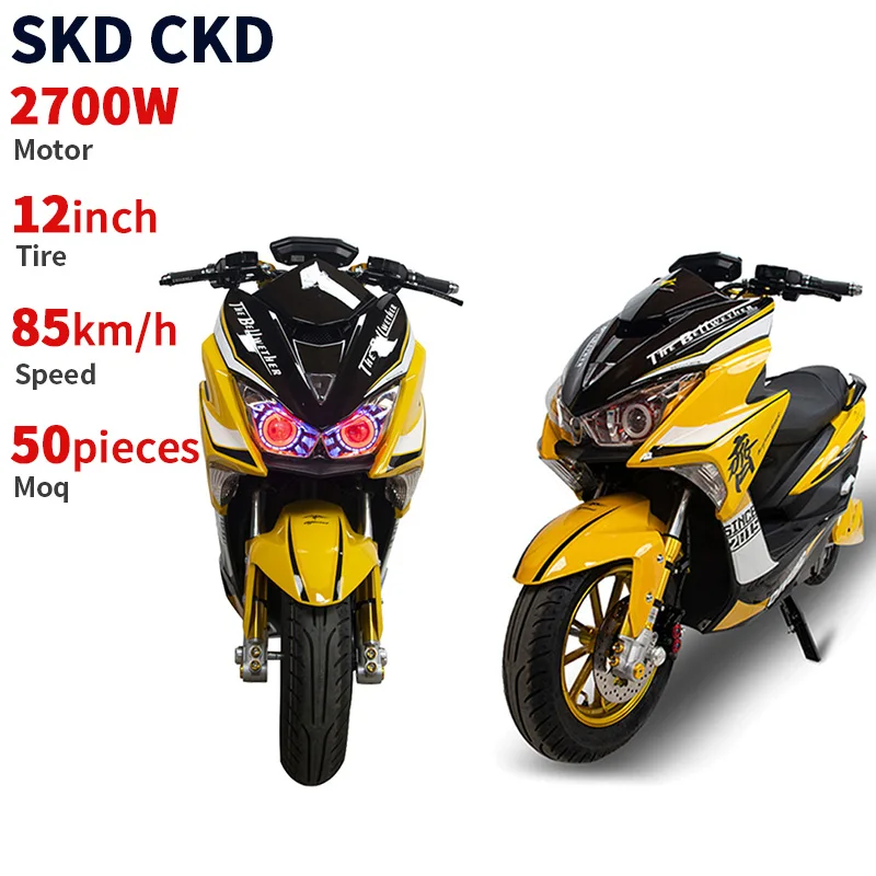 

2025 Newest EEC 12inch 2700W 85km/h Speed Fast High Quality Moped Electric Scooter Adult Mobility Scooter