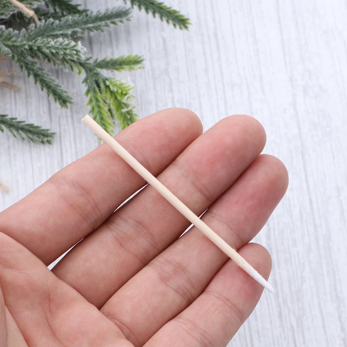 Wooden Cotton Swabs Disposable Cleaning Swab Sticks Pointed Tip For Makeup Beauty Salon Skin Care Wound Cleaning