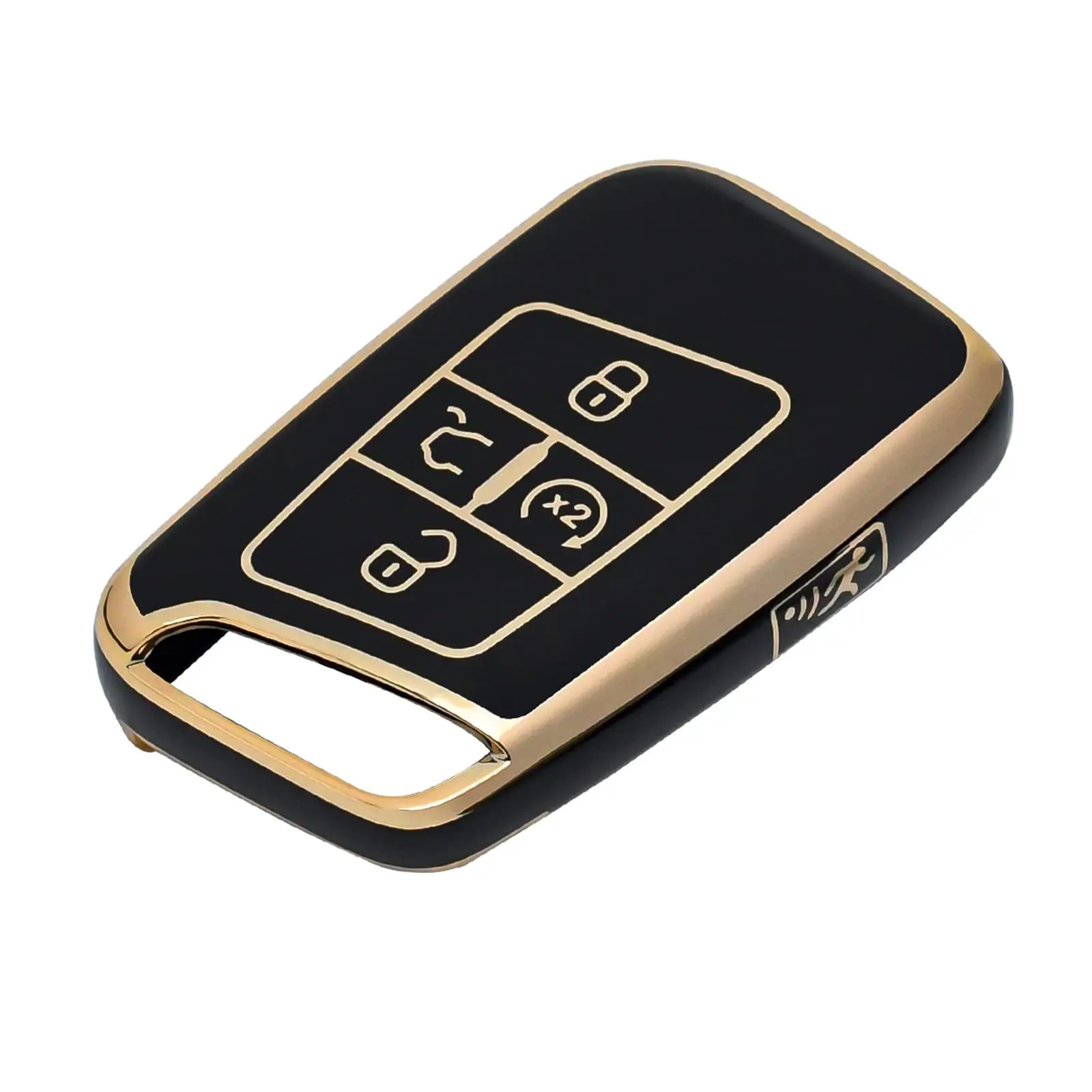 Key Fob Cover Case for Volkswagen VW Atlas Golf Alltrack Atlas Jetta Passat Arteon iguan Smart 5 Buttons Key Fob Accessories