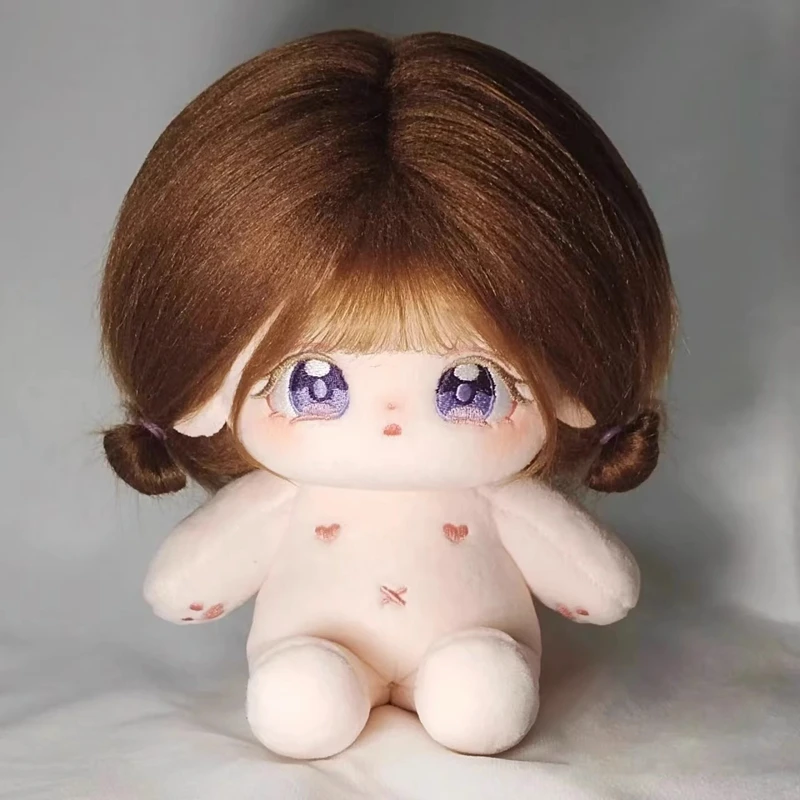 

20-сантиметровая плюшевая кукла-идол Каваи, мягкая игрушка-принцесса, хлопковая плюшевая игрушка с одеждой, коллекционные подарки для фанатов