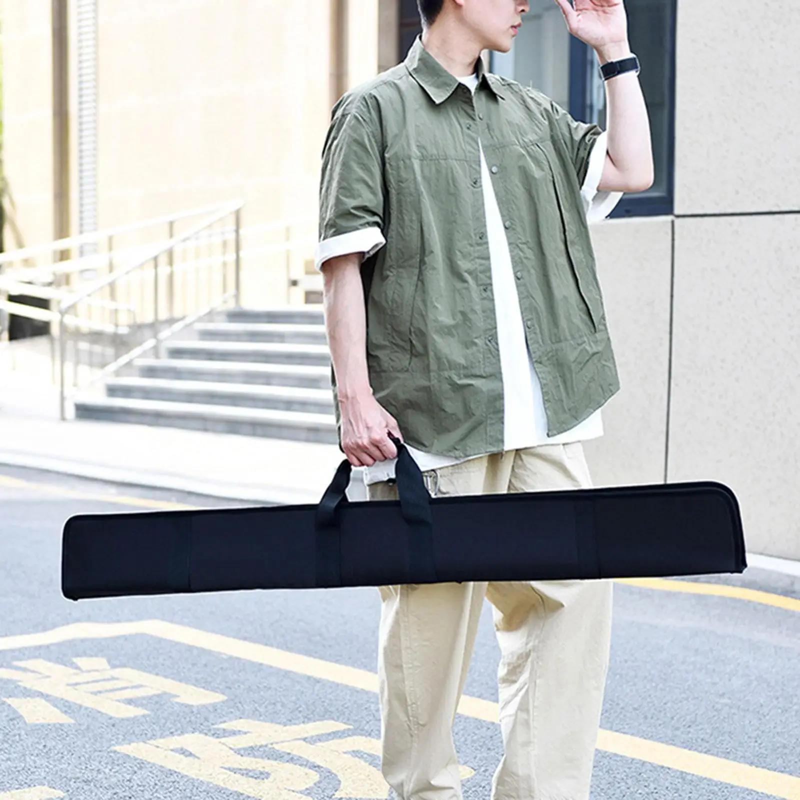 

Spacious 3/4 Billiard Cue Case Water Resistant Soft Inner Lining Pool Cue Bag with Shoulder Strap for Billiards