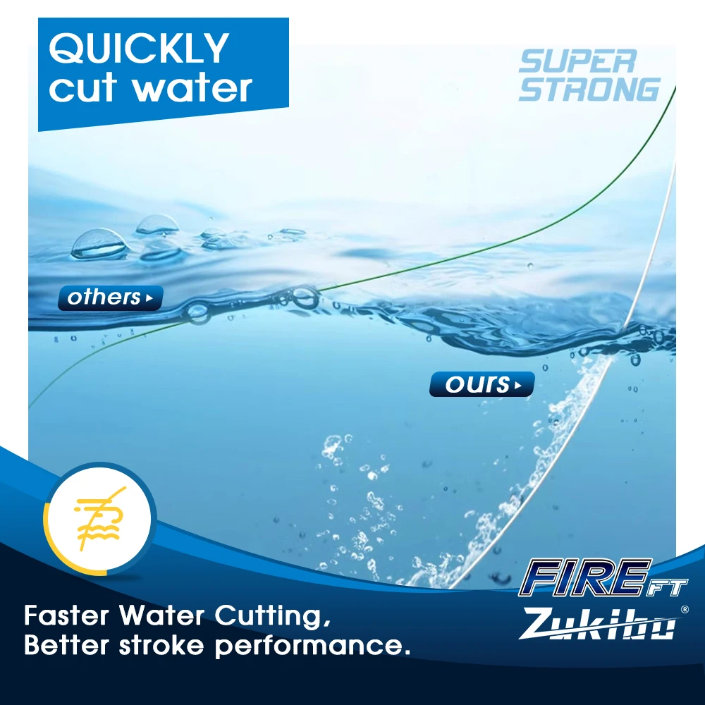 ZUKIBO FIRE FT Línea trenzada microfundida para hielo resistente - imagen 2