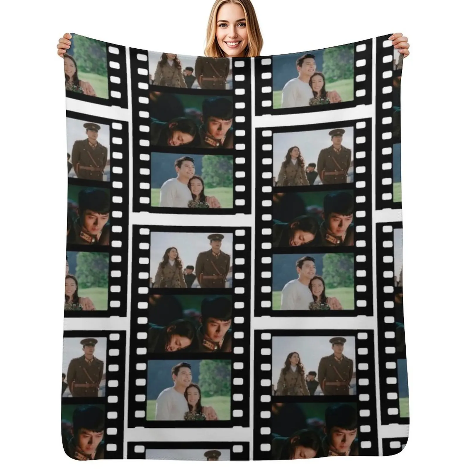 

Crash Landing On You on film Throw Blanket Sleeping Bag Custom bed plaid Bed covers Blanket