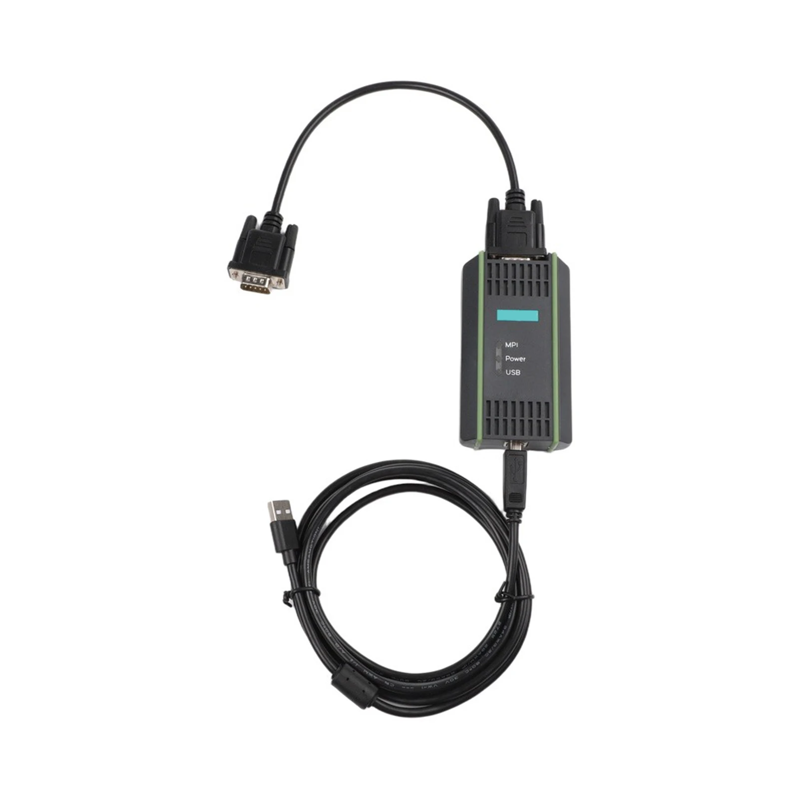 USB to MPI Cable for Siemens for s7 Series PLCs Featuring Automatic Baud Rate Adaptation for PPI and MPI Protocols