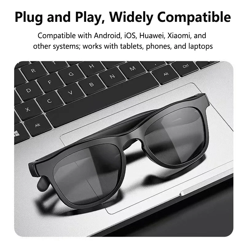 Lenovo Bluetooth AI Smart-Brille 8K HD Intelligente Aufnahme Fernbedienung Übersetzer Sprachassistent Kamera Touch-Brille – Detail 6