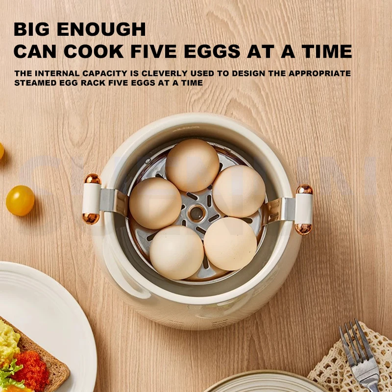 آلة كهربائية متعددة الوظائف لغلي البيض ، آلة تبخير ، آلة تبخير الإفطار ، يمكن حجزها للبيض المسلوق الطري