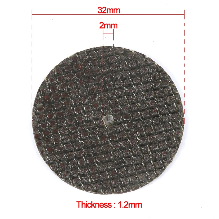 30Pcs 32mm Fiberglass Reinforced Cutting Disc Cut Off Wheels for Dremel Accessories Abrasive Tools for Rotary Tool Mini Drill