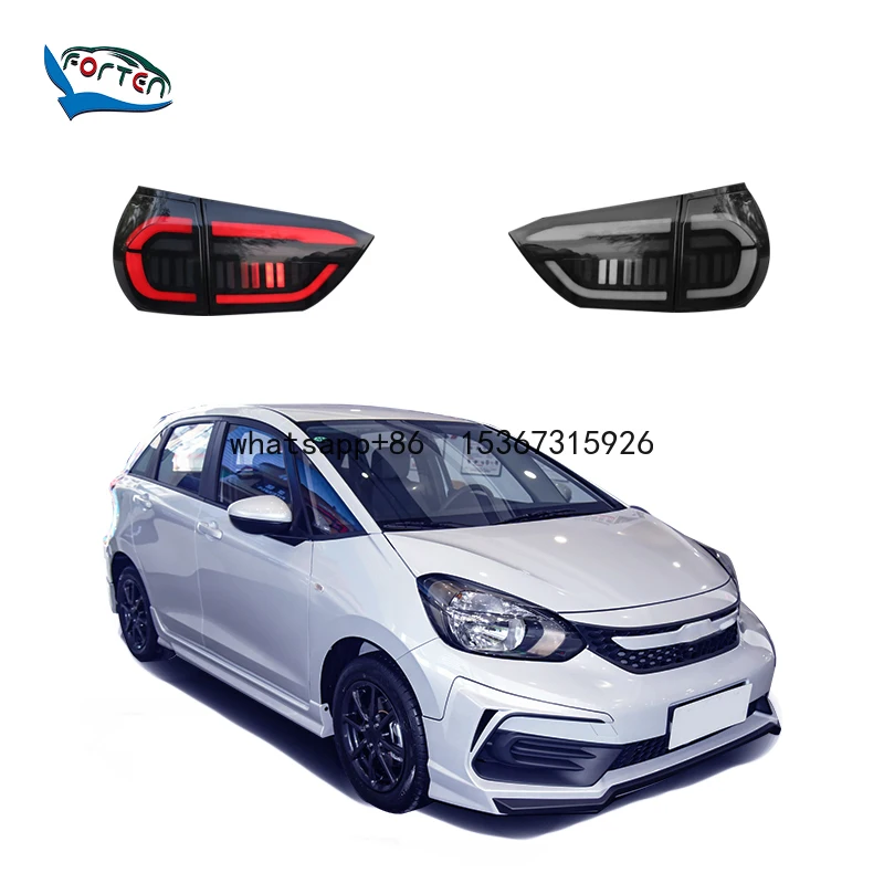 wholesales factory manufacturer LED Modified for honda jazz fit Taillights 2021 tail car lamp auto part accessories