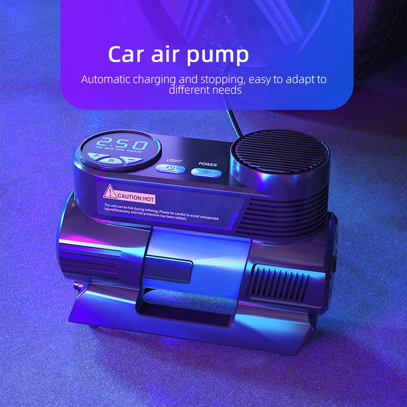 

Intelligent Digital Display Car Tire Onboard Tire Inflation Pump 12V Portable Mini Inflation Pump For Car Use Inflation Pump