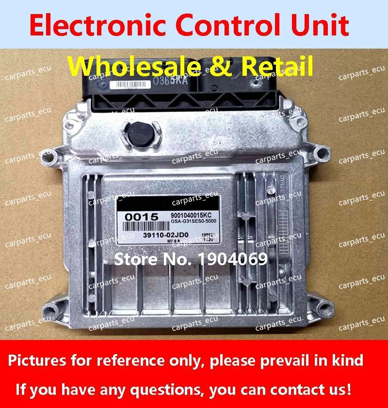 

UG1 39120-26BG1 0019 39110-02KC0 39199-2B003 For Hyundai Elantra KIA Car Engine Computer Board/M7.9.8 ECU 0015 39110-02JD0