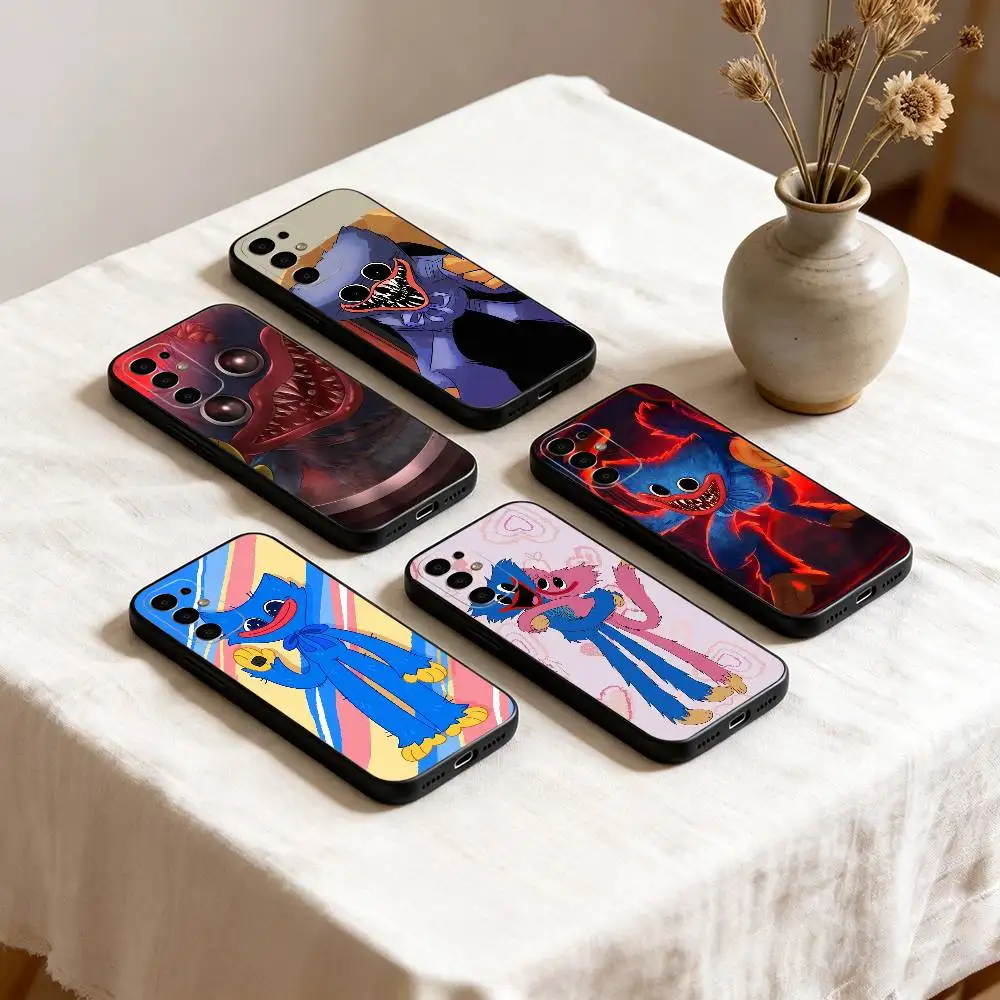 H-Huggys Wuggys-S Playtime  Phone Case For Samsung S25,S24,S21,S22,S23,S30,Ultra,S20,Plus,Fe,Soft Silicone Black Cover