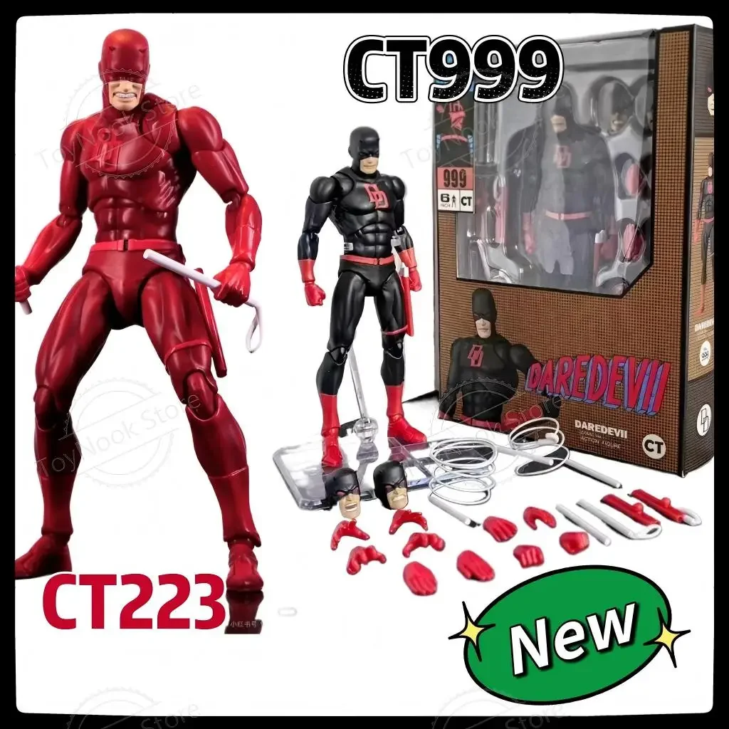 

HOT 100%Original Ct Toys Daredevil Action Figure Mafex 223 999 Figures Comic Version Figure Anime Figurine Statue Model Toys