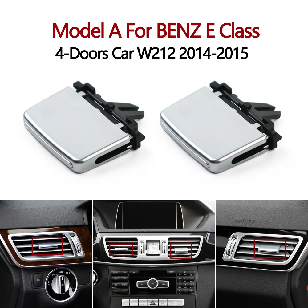 Car Air Vent Outlet Tab Clip Repair Slider Front Air Conditioner Vent Paddle For Mercedes-Benz E Class W212 W207 E260 E350 E550
