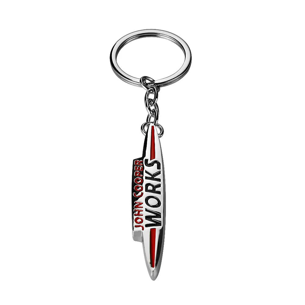 John cooper funciona chaveiro de metal chaveiro anel para bmw mini cooper s jcw f56 f55 f60 r56 r55 r60 r61 estilo automático