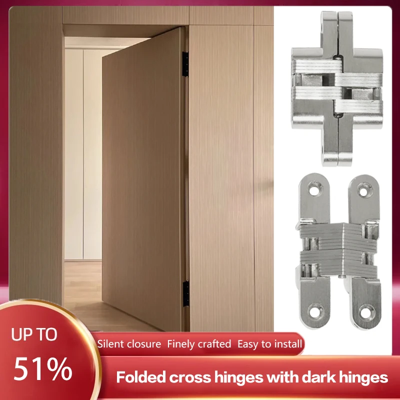 

Concealed Hinge Invisible Door Hinge Cross Hinge Security Door Concealed Hinge Folding Hidden Hinge Hidden Secret Door Hinge