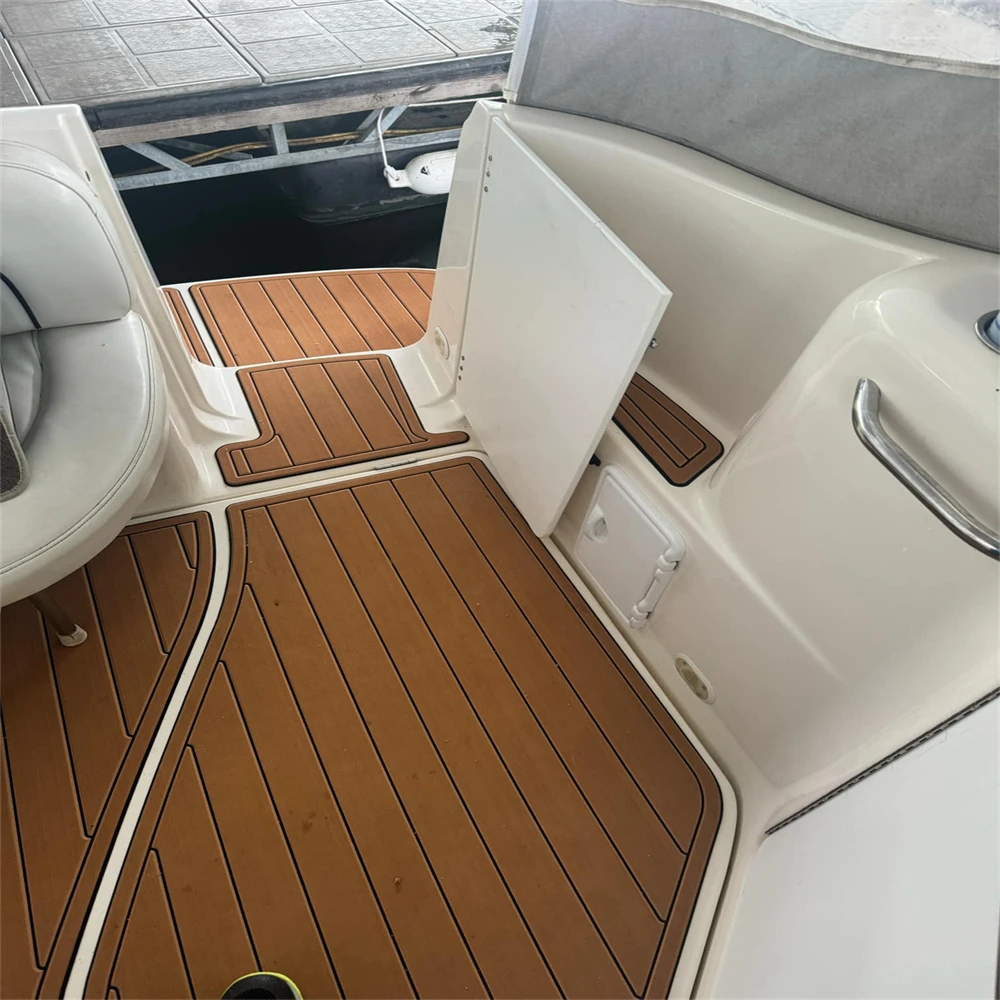 

2004 Bayliner 305 Ciera Swim Платформа Кокпита Pad Лодка Напольный коврик из пены EVA из тикового дерева SeaDek MarineMat Style Самоклеящийся hjgyuio786t6