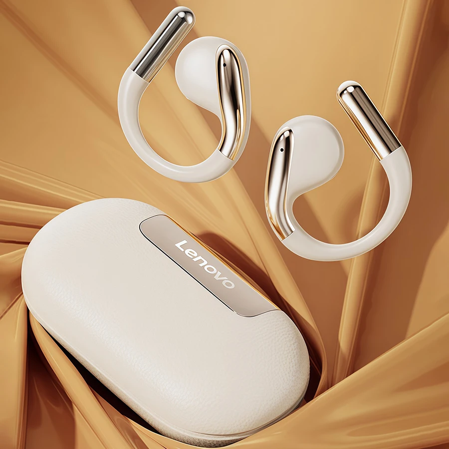 Lenovo EA366 Over-Ear Bluetooth Headphones, Open-Back Bone Conduction, Bluetooth 5.4 Stable Connection