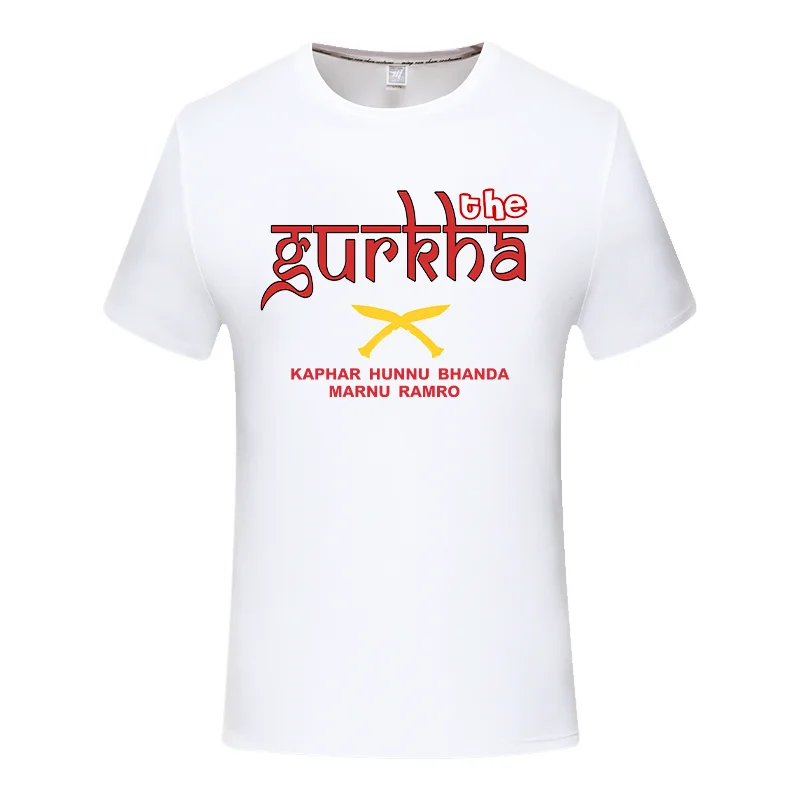 New Gurkha Gorkhas Nepalese British Royal Special Forces Kukri Knives Tshirt male brand teeshirt men summer graphic t shirts men