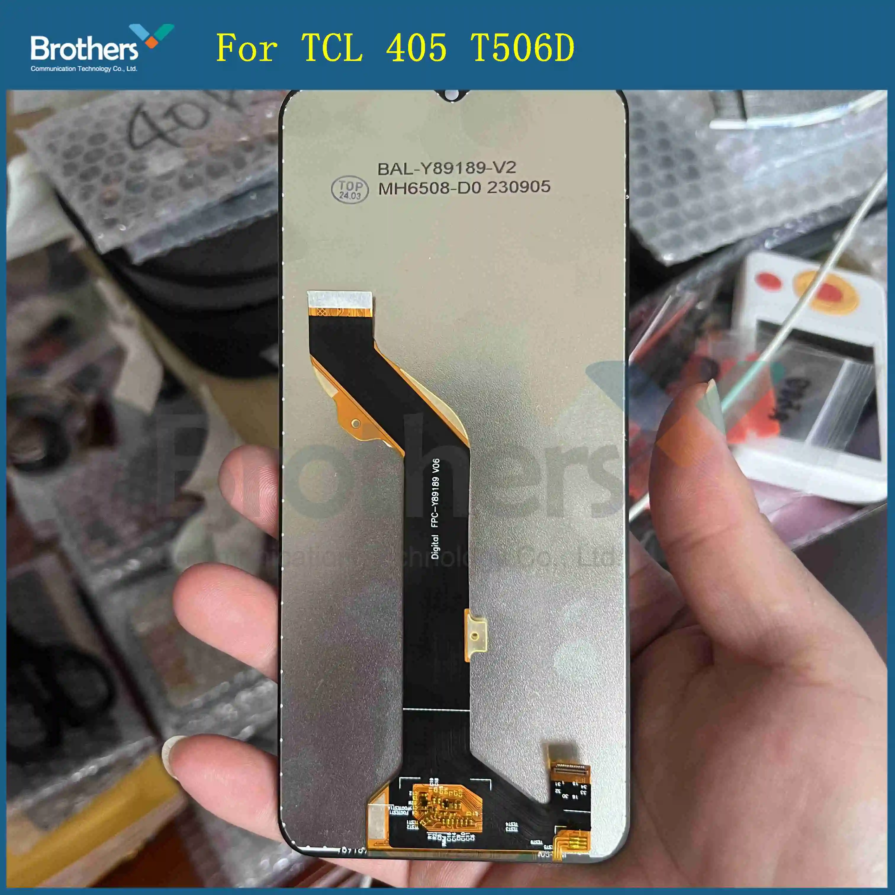 6.60inch For TCL 405 406 405A 405K 405J Assembly LCD Display + Touch Screen Panel Replacement for TCL T506D T507D Cell Phone