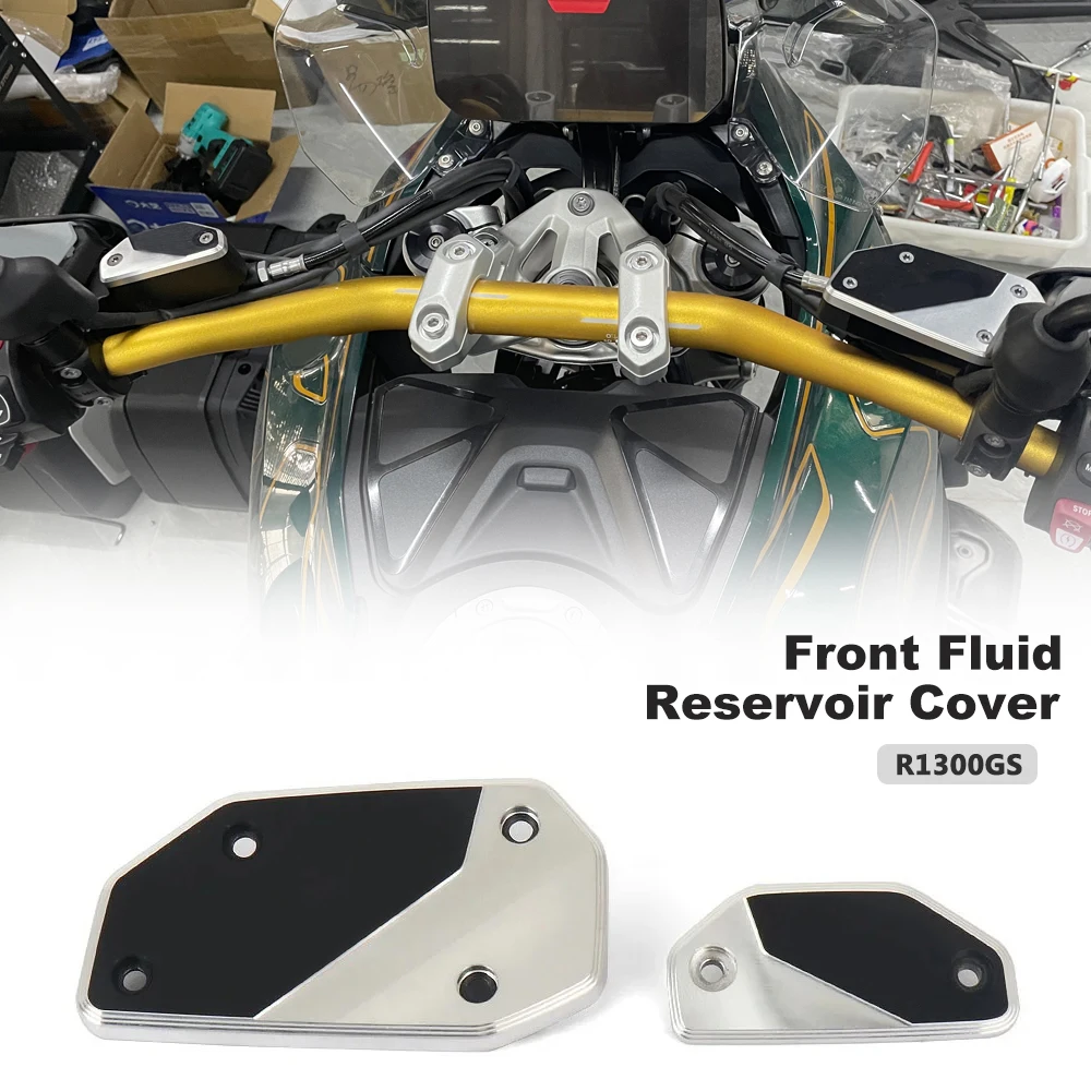 

For BMW R1300GS ADVENTURE R 1300 GS R 1300GS ADV 2023 2024 Motorcycle Aluminum Front Brake Clutch Fluid Reservoir Caps Covers