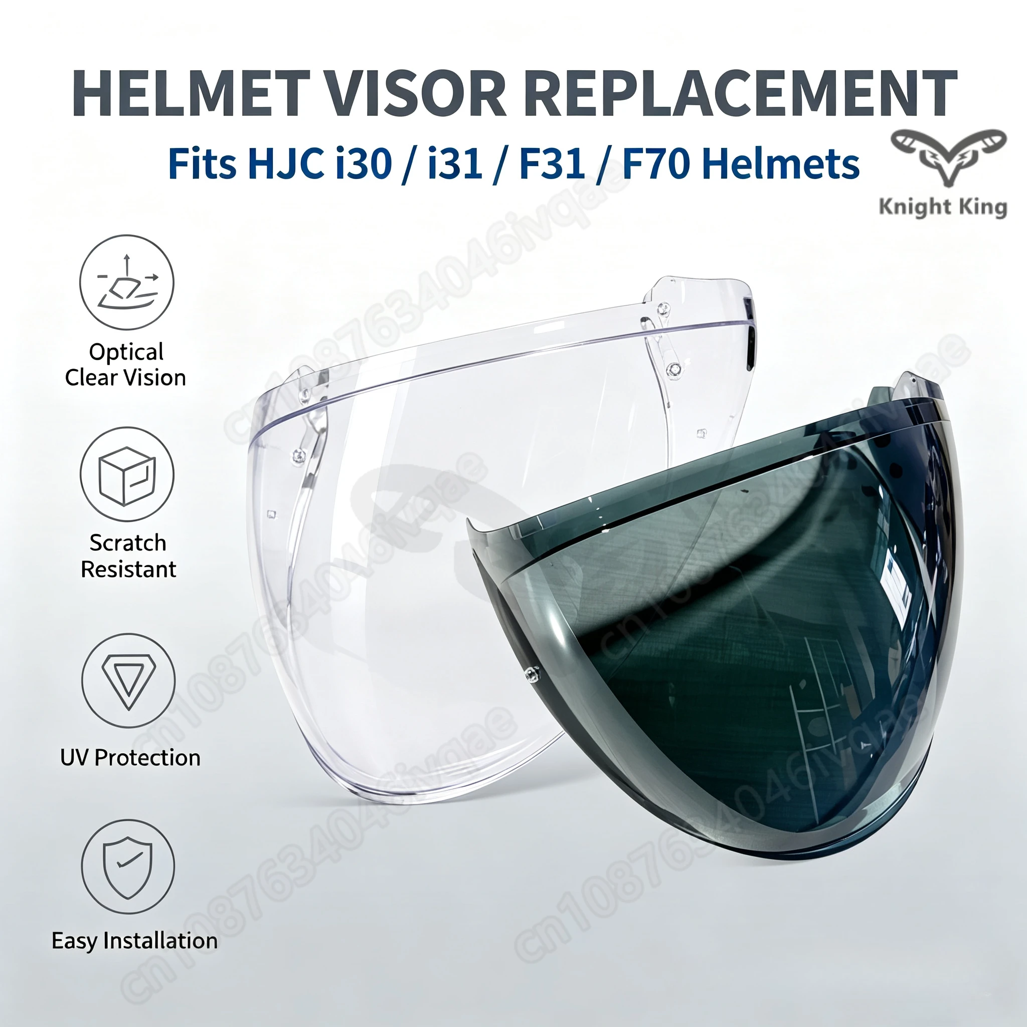 For HJC half helmets I30 F31 IS-33II F31 F70 lens accessories Helmet visor capacete moto