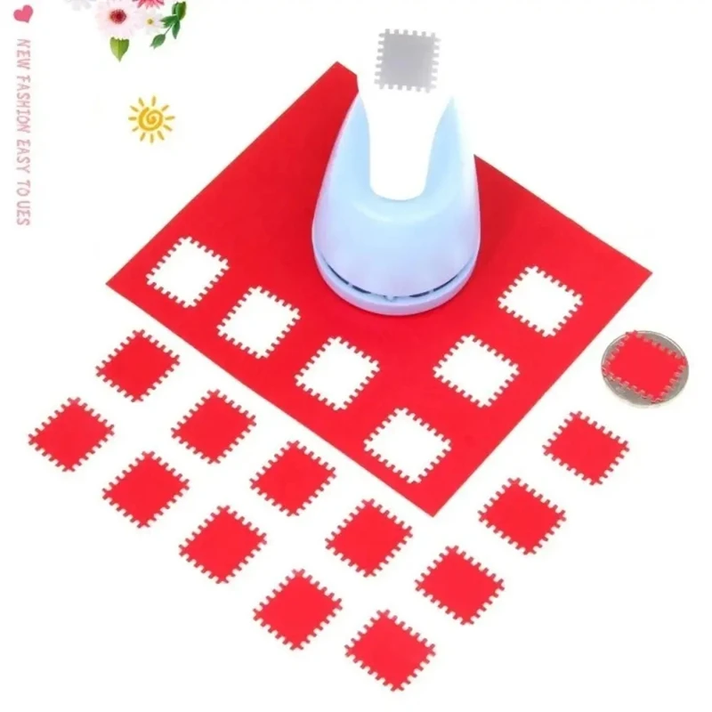 Flower Edge Embossing Punch - Multi-shape Paper Craft Cutter Tool, Metal Inner Structure For Scrapbooking/diy Card Making Decor