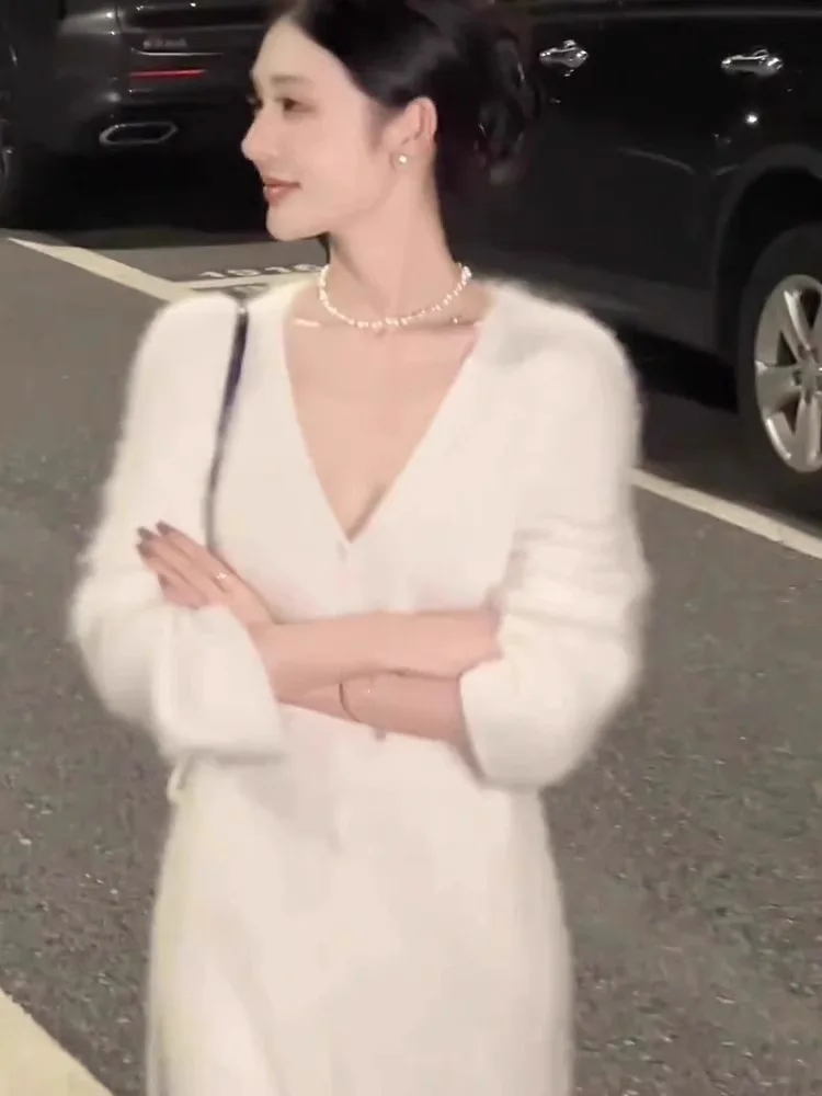 

Knee Length Pullovers For Woman Sweaters Jumpers Women Korean Style Turtlneck Loose Office Youth New Ombre Pockets Simple Trendy