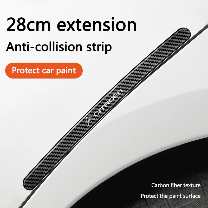 4/8Pcs Car Threshold Sticker with Door Handle Bowl Scratch Protective Sticker For Citroen C1 C2 C3 Grand C4 Picasso C4L VTS - view 3