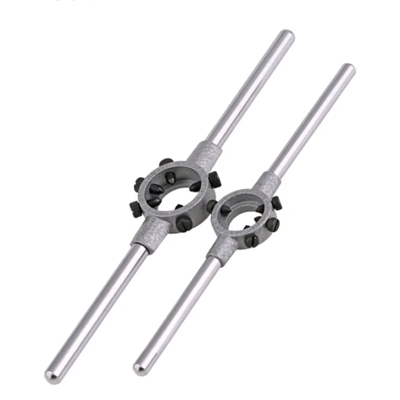 1pcs Ronde Stansleutel Verstelbare Handmatige Stansleutel Houder Circulaire Sterven Handvat Handje Voor Sterft Threading Gereedschap voor M2 ~ M22