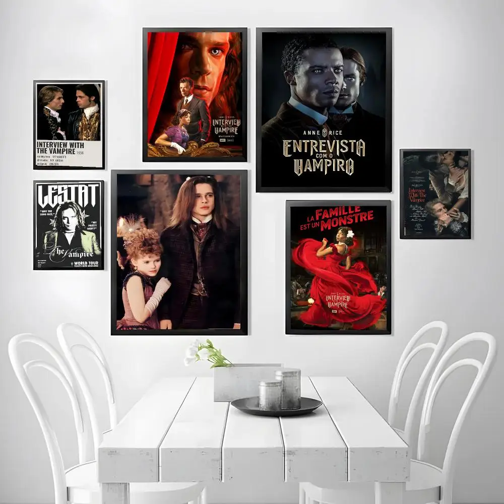 Vampire Drama I-Interview with the Vampire Poster Wall decals, perfect for hallways, living rooms, and home decor