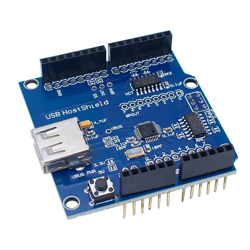 Imagem -06 - Usb Host Shield 2.0 para Arduino Uno Mega Adk Compatível com Android Faça Você Mesmo Max3421 Placa de Módulo Eletrônico