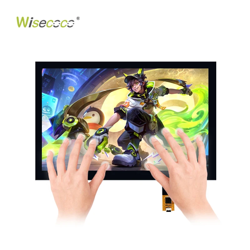 Wisecoco 10.5 Inch 2K Resolution Oled Touch Display Multi-Touch 60Hz 2560*1600 Mipi IPS Amoled Module