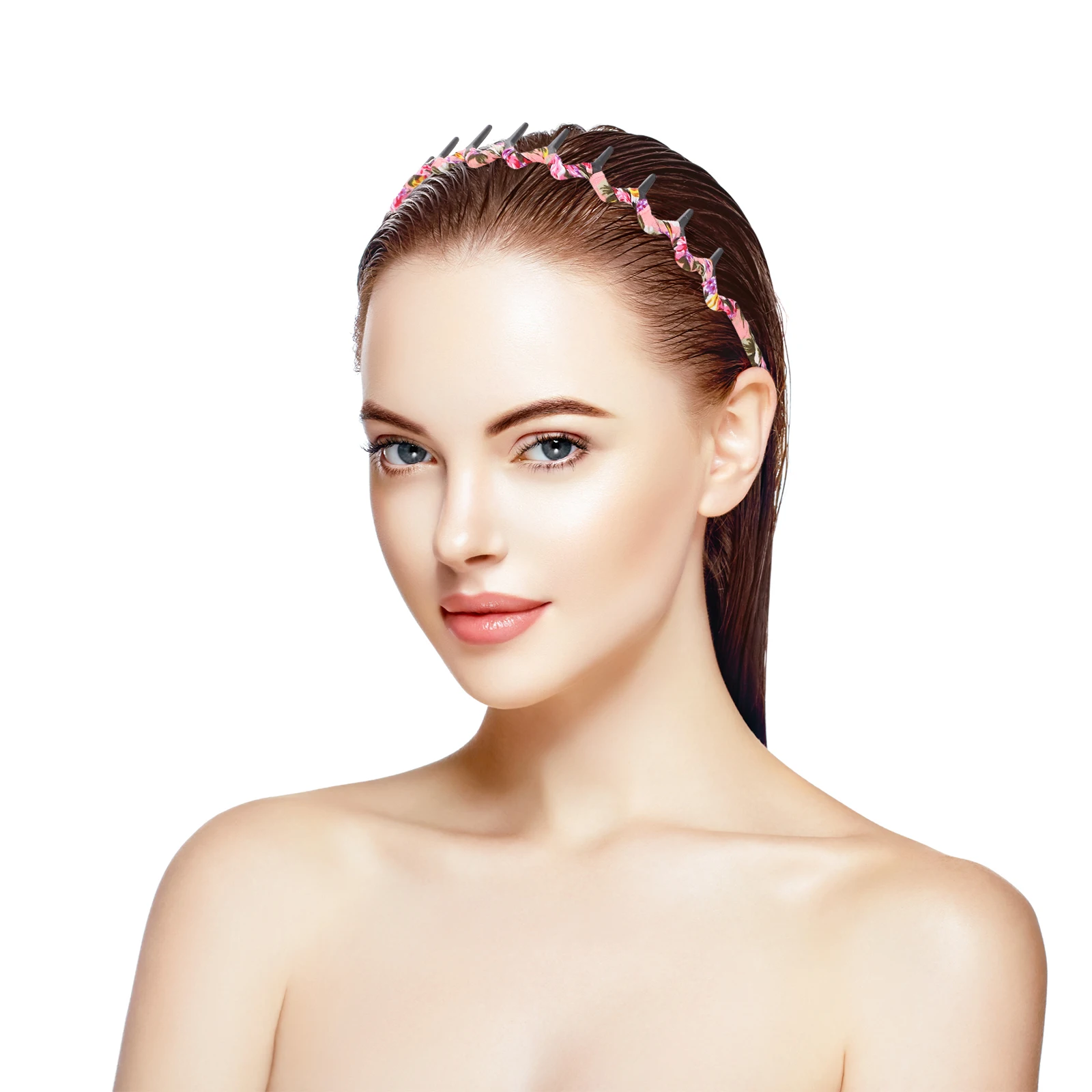 

9 Pcs Headbands Women Teeth Design Stable Wear Hairbands Girls Headdress Accessory Fashion Thick Practical Aesthetic