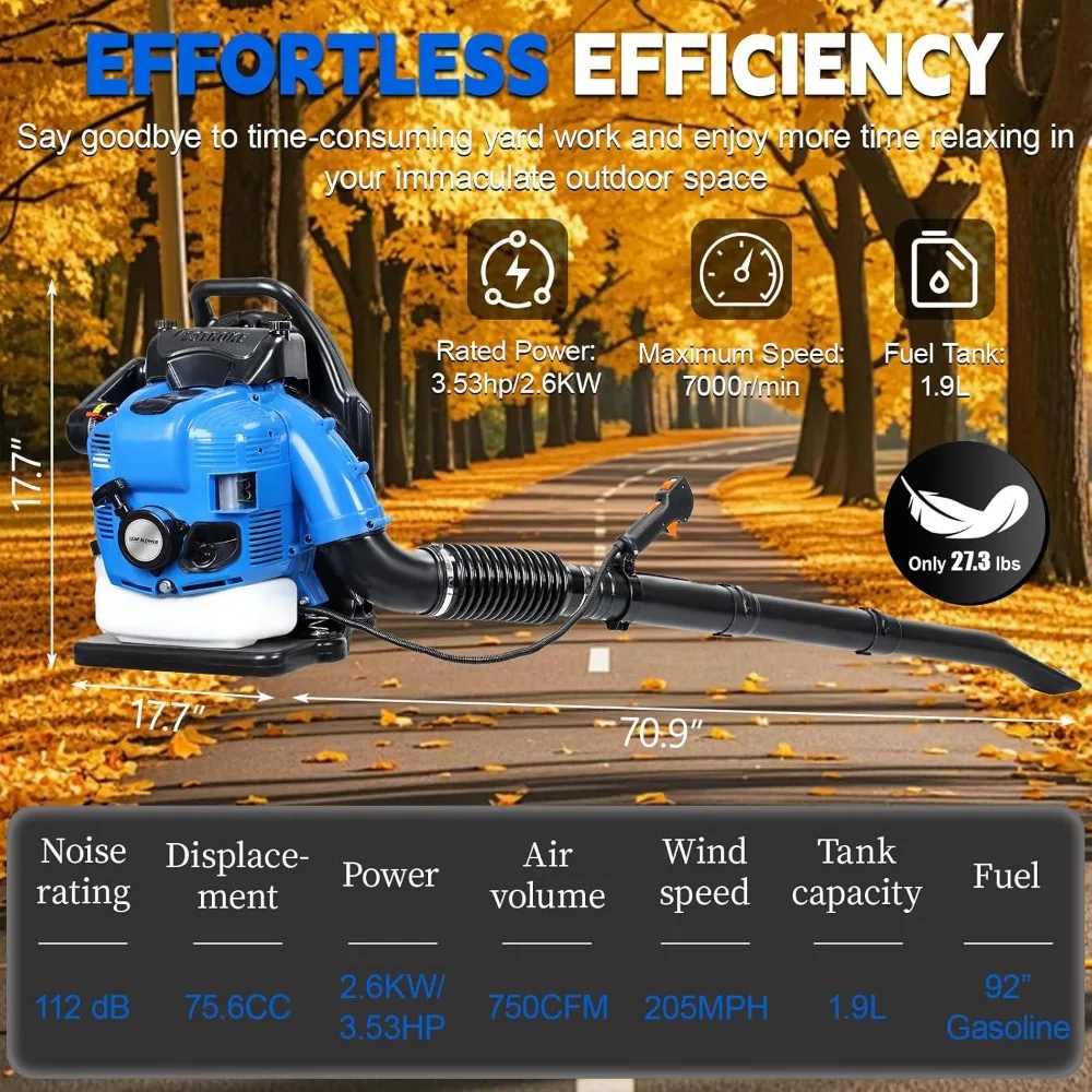 منفاخ أوراق شجر لاسلكي 18 فولت 90 ميجا في الساعة 250CFM مع بطارية وشاحن 4.0 أمبير، أداة ساحة خارجية عالية السرعة