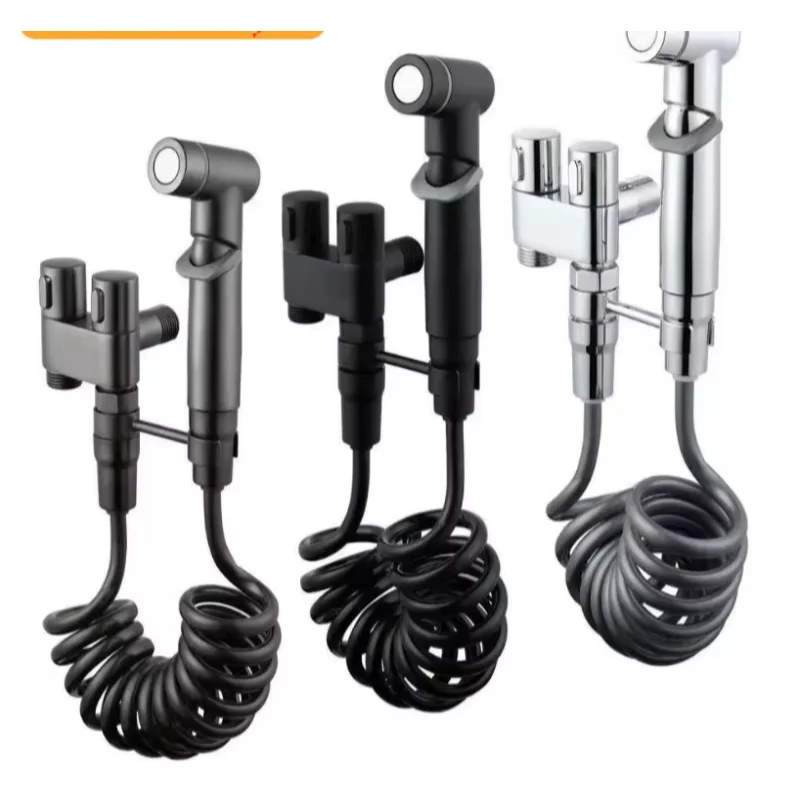 Homefish High Pressure Handheld Toilet Bidet Sprayer Dual Mode Nozzle Bathroom Toilet Cleaning Spray