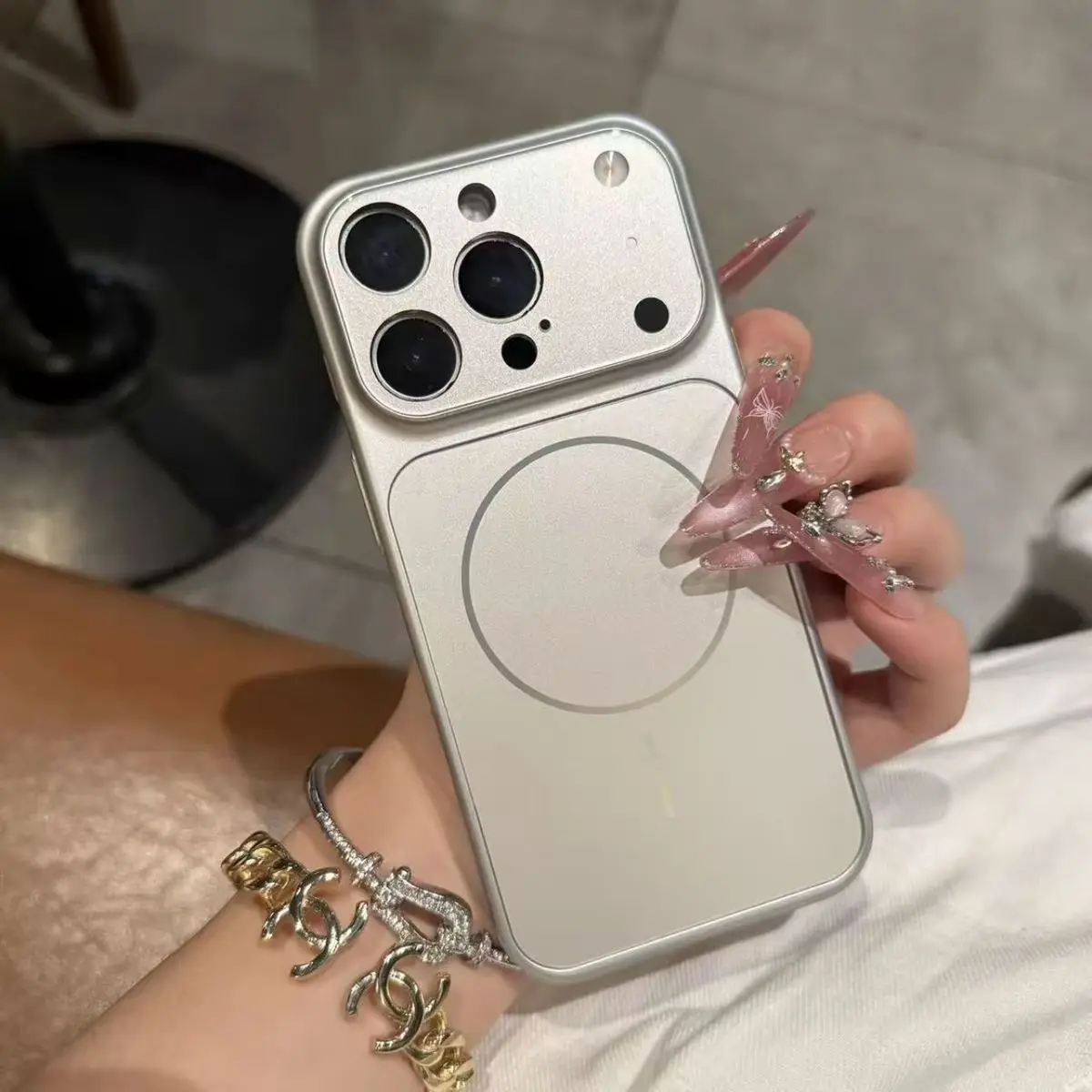 Original Glass Nano Matte Case For iPhone 17 Air 16 15 14 13 Pro Max 17Pro Magnetic For Magsafe Wireless Charging Armor Funda - náhled 3