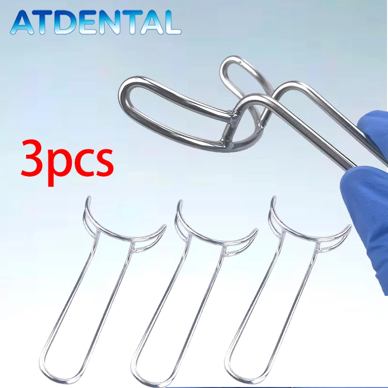 

Набор из 3 роторасширителей для губ из нержавеющей стали, интраоральные ретракторы для щек, стоматологические инструменты для расширения верхней и нижней губ, открыватели рта