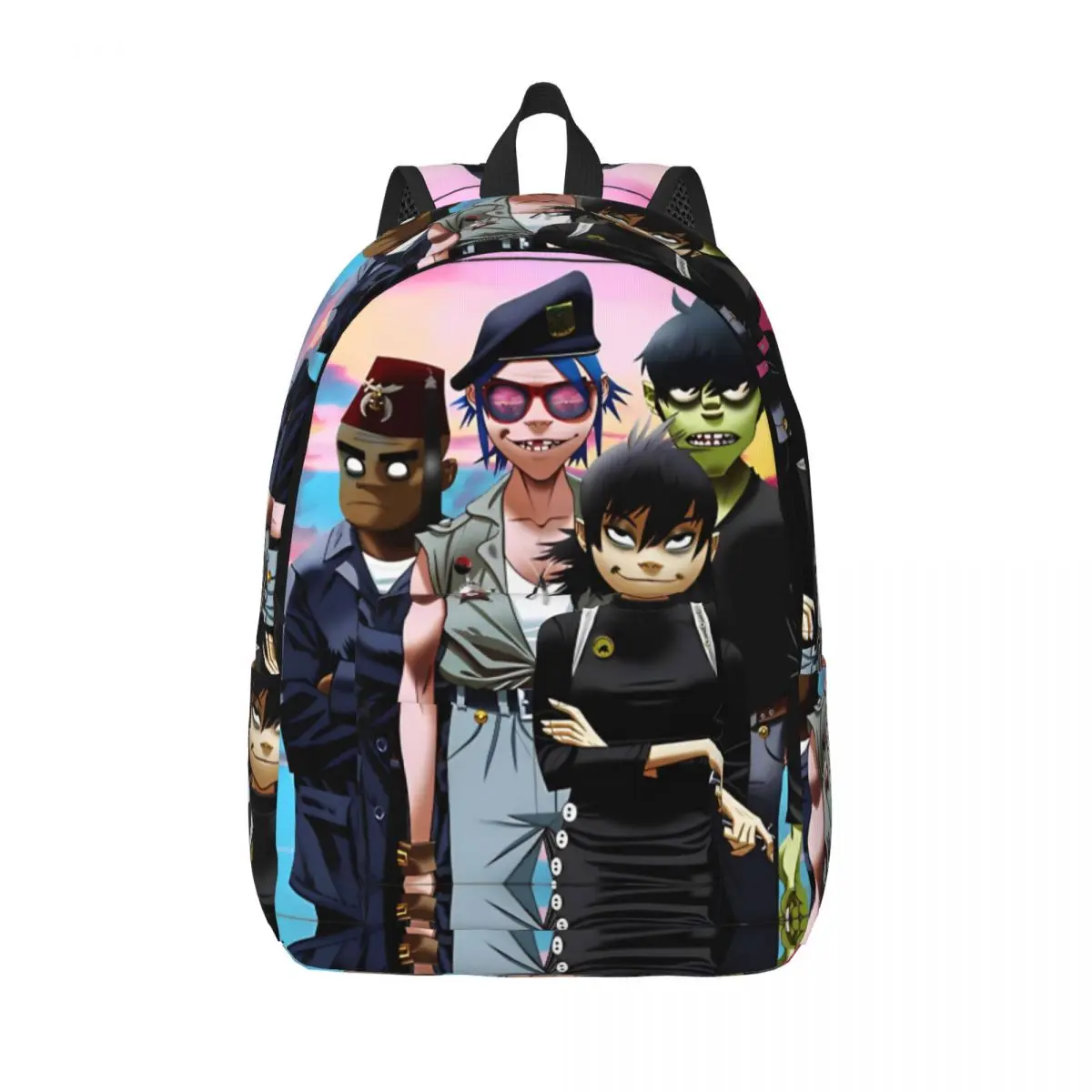 

Ape Music Gorillaz четыре рюкзака для дошкольников начальной школы модная сумка для книг для мальчиков и девочек детский рюкзак спортивный