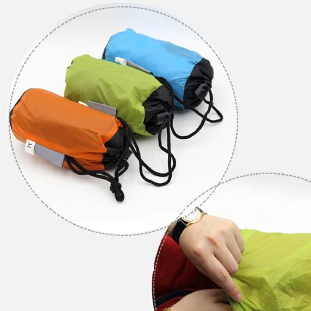 Anti-Splashing Water Sleeping Bag Lightweight Compression Comfortable No Odor Durable for Camping Hiking Travel Size
