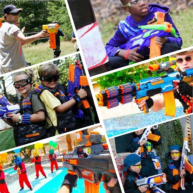 1/3 pièces Orange 15 fléchettes incurvé chargeur remplacement banane incurvé pince de recharge rapide Compatible pour Elite fléchettes jouet pistolet