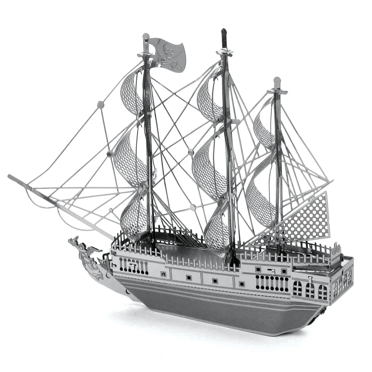 เรือ 3D โลหะปริศนาชุด DIY เลเซอร์ตัดปริศนาจิ๊กซอว์ของเล่นสําหรับเด็ก