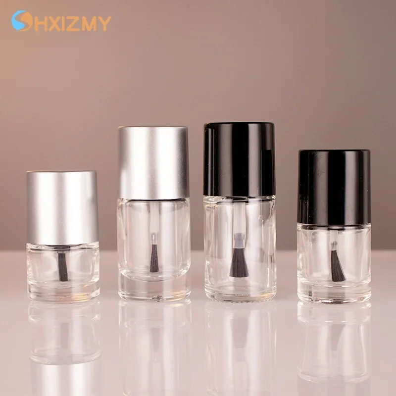 

5/8/10/15ml Nail Gel Empty Bottle With Brush Sub-packed Nail Polish Bottle Glass Empty Blending Bottle Touch-up Container