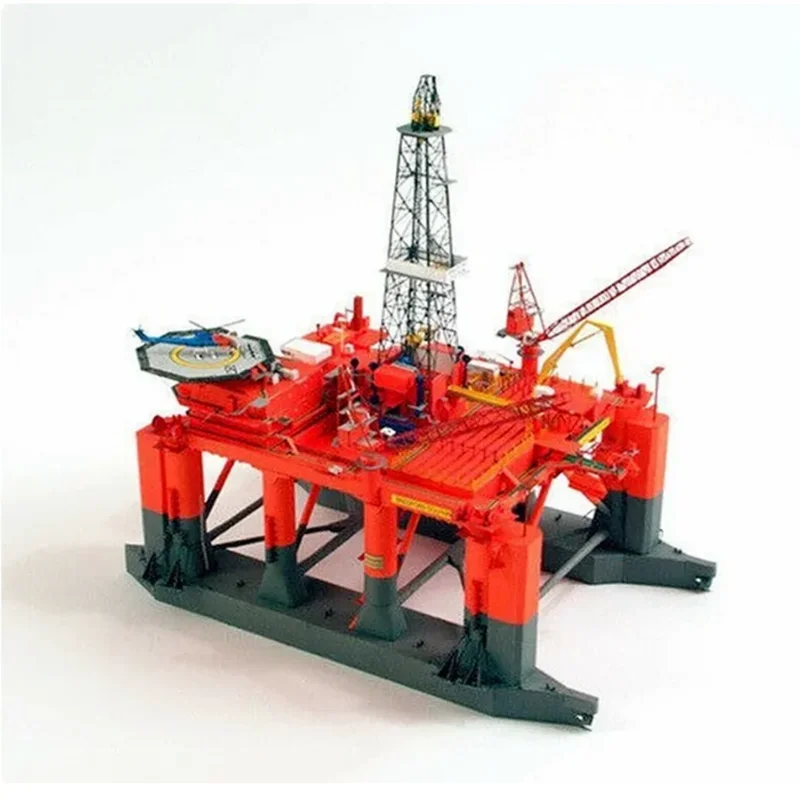 

DIY 1/400 Norway Bredford Dolphin Offshore Oil Rig 3d Model Kit