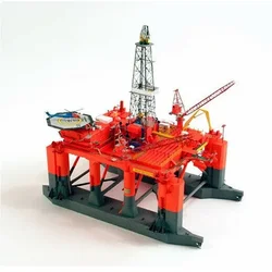 DIY 1/400 Norway Bredford Dolphin Offshore Oil Rig 3d Model Kit