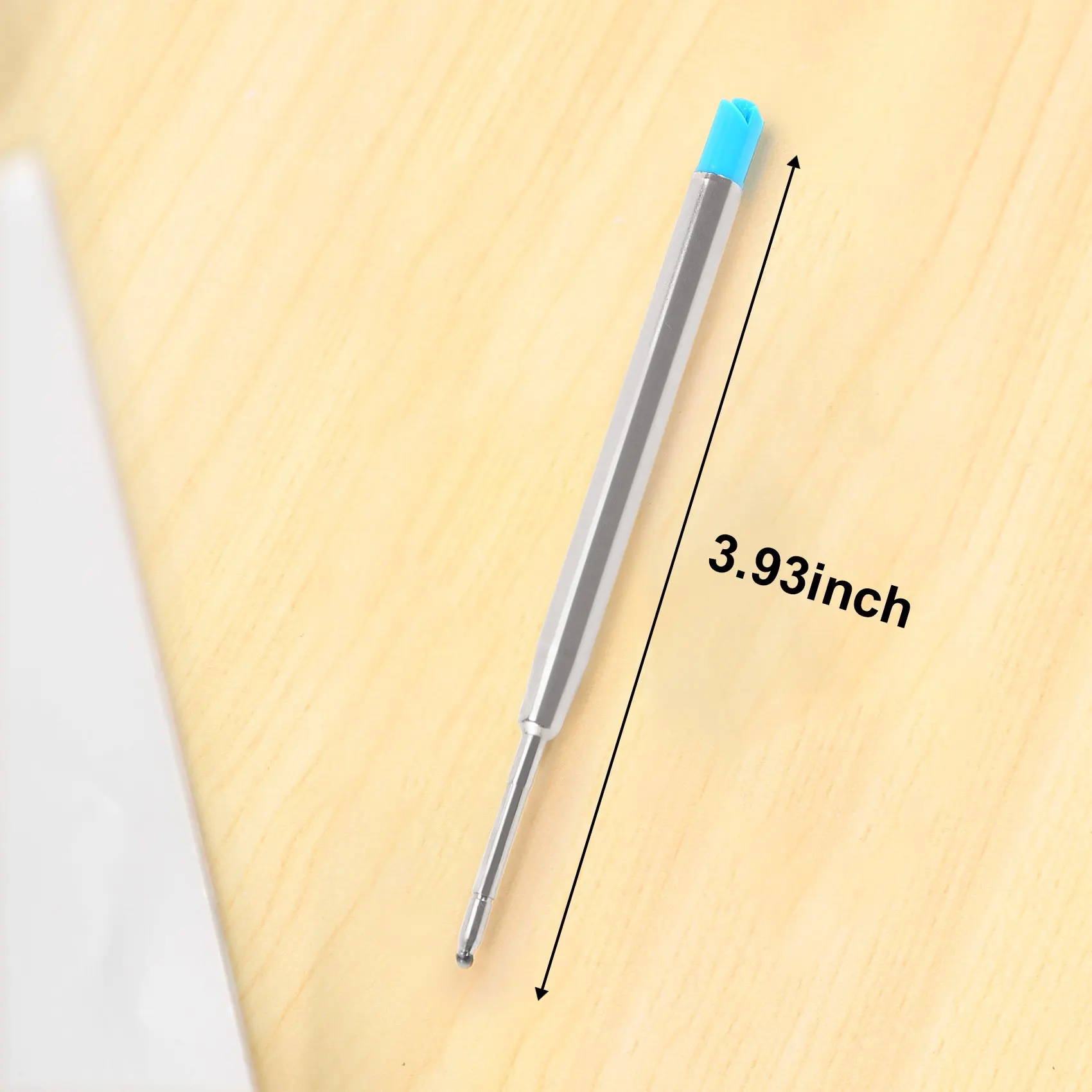 6 сменных стержней для шариковой ручки, 10 см, синие Сменные стержни