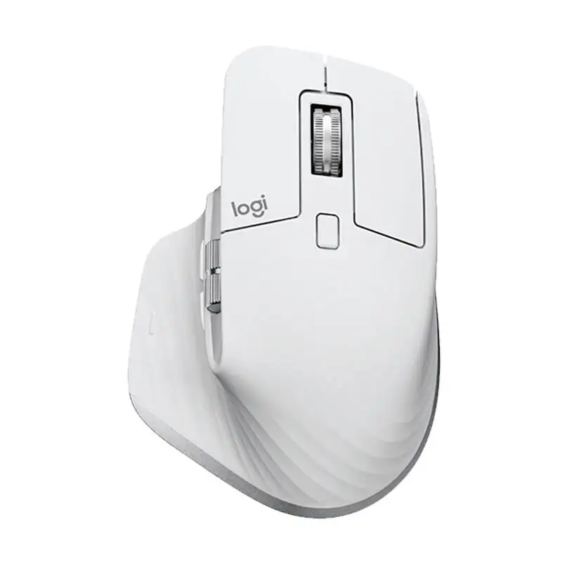 MX Master 3S Mouse nirkabel 8K DPI, Mouse Bluetooth, Mouse senyap kantor, dengan penerima baut