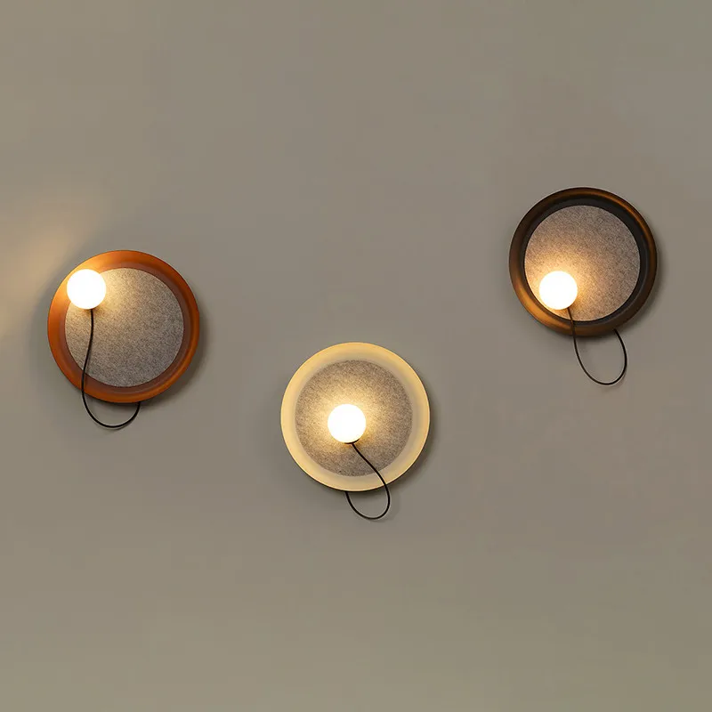 

Designer living room lamp simple modern corridor corridor background wall lighting Nordic creative bedroom bedside wall lamp