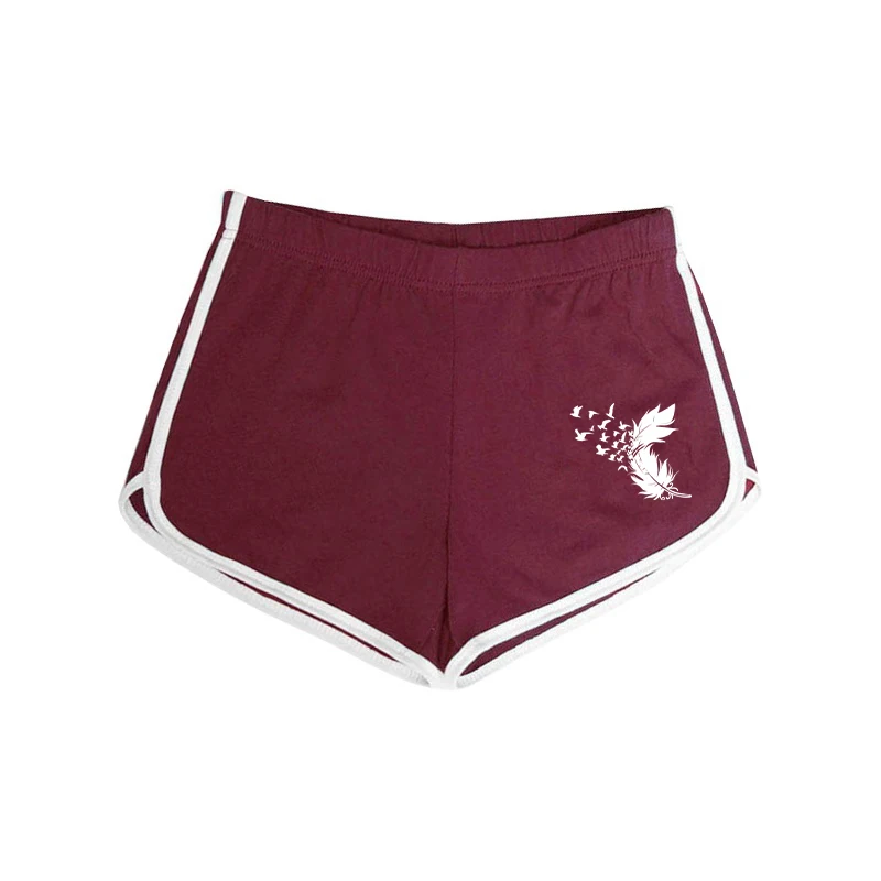 Verão simples shorts mulher casa yoga praia calças lazer feminino esportes shorts ao ar livre indoor