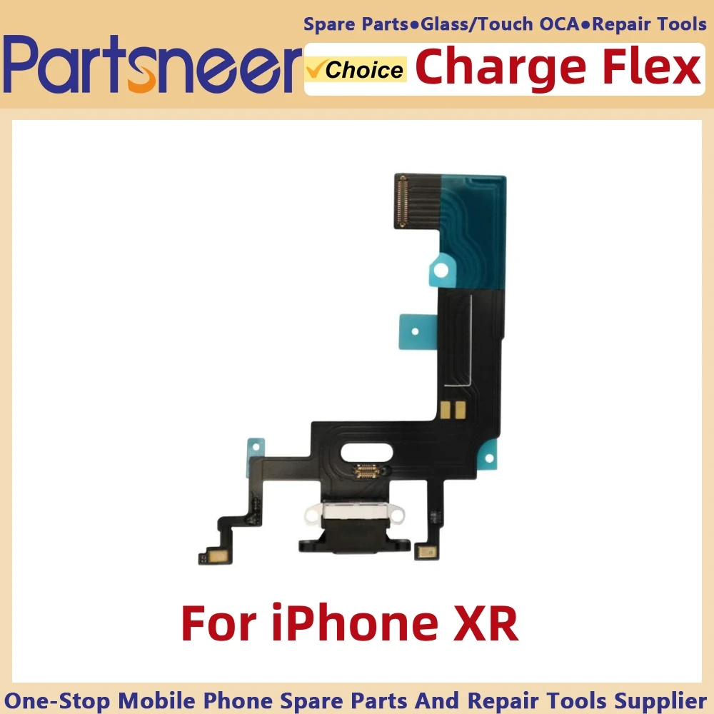 Dock Connector Compatible with iPhone X/Xs/Xsmax/Xr Charging Port Flex Cable - Headphone Port/Microphone/Antenna Replacement